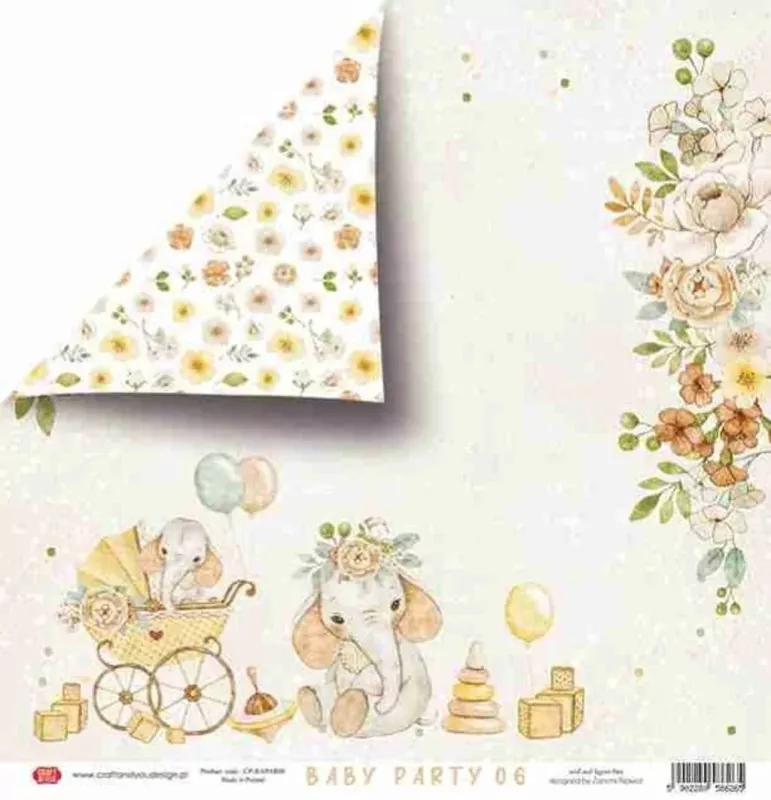 Baby Party 12"x12" Paper Pack Craft & You Design 6