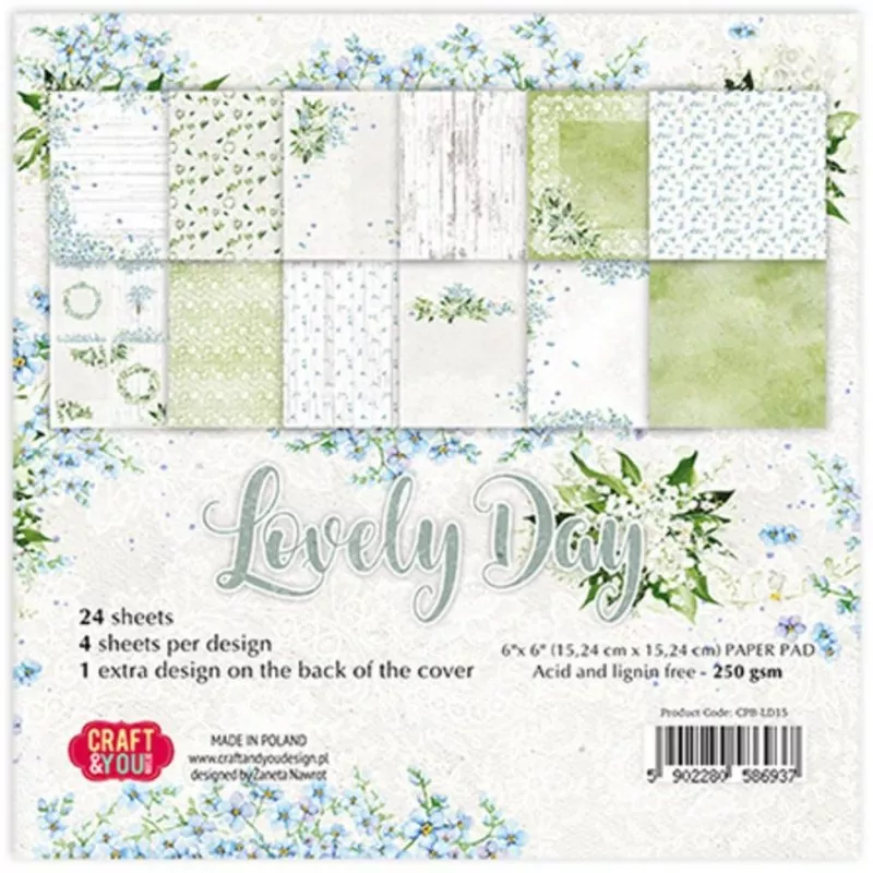 Lovely Day 6"x6" Paper Pack Craft & You Design