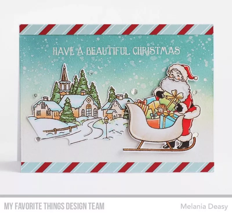 Special Delivery From Santa Clear Stamps My Favorite Things Project 1