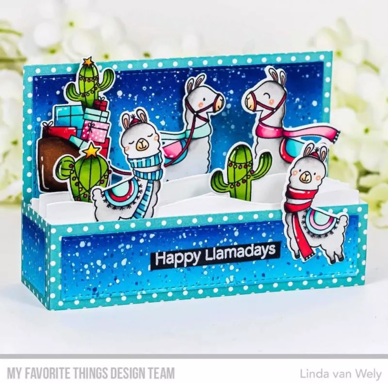 Happy Llamadays Clear Stamps My Favorite Things Project 2