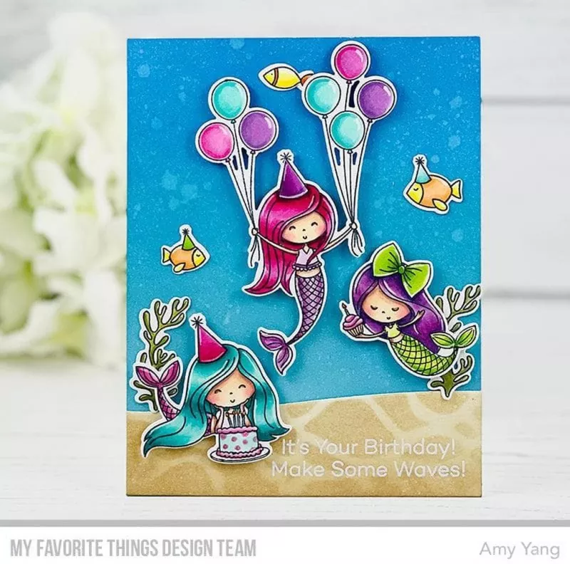Bubbly Birthday Clear Stamps My Favorite Things Project 2