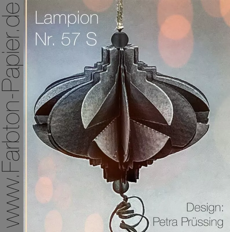 Stanze für Lampion Nr.57 S Die Set FarbTon Papier