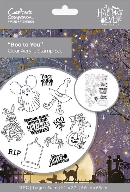 All Hallows Eve - Boo to You stamp set crafters companion