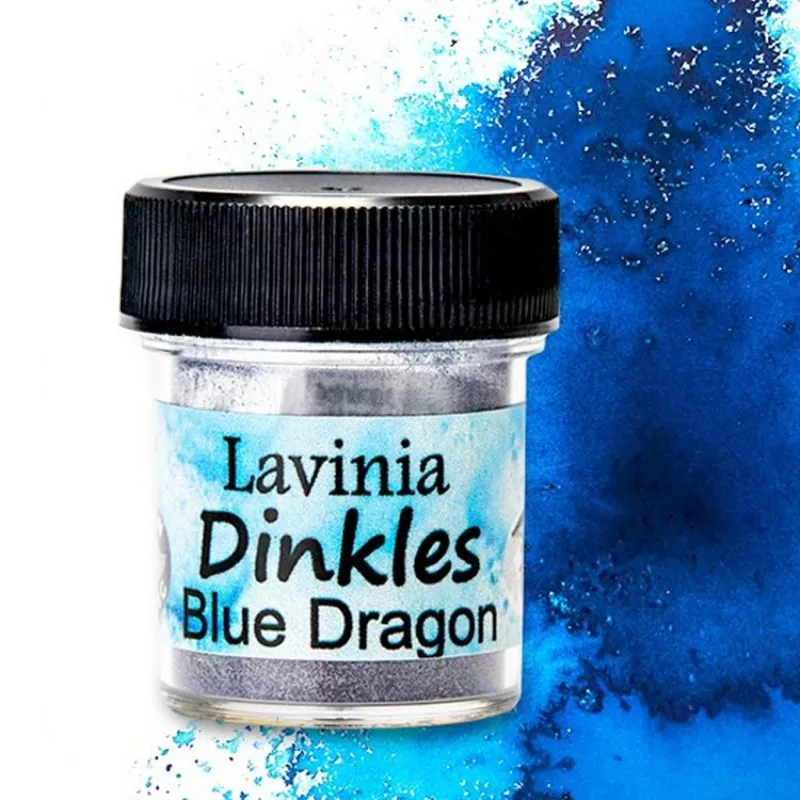 Dinkles Ink Powder Blue Dragon Lavinia