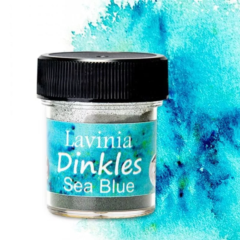 Dinkles Ink Powder Sea Blue Lavinia