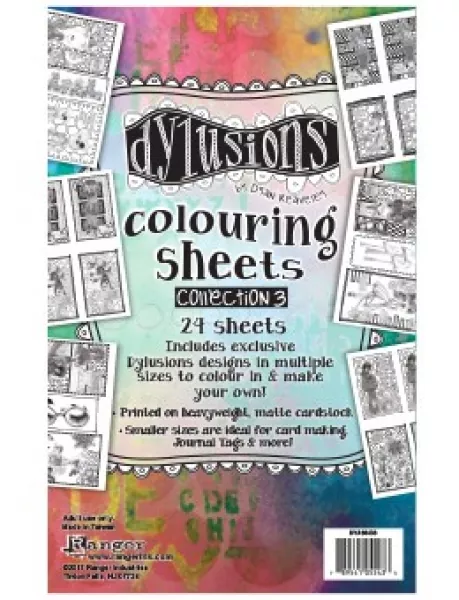 dylusions colouring sheets coellection3 ranger dyan reaveley DYA54433