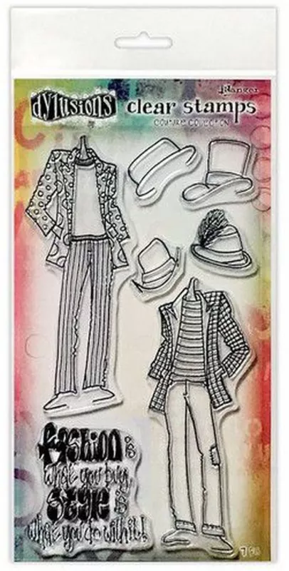 Man About Town, Duo dylusions Clear Stamps