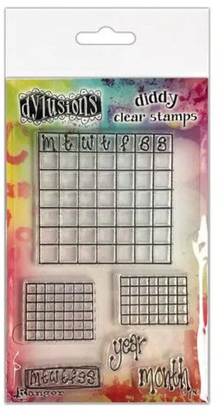 Check It Out dylusions Clear Stamps