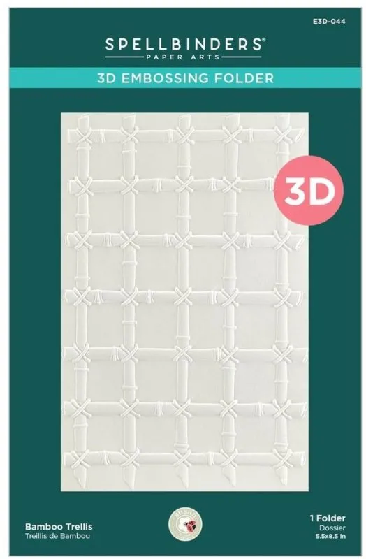 Bamboo Trellis Embossing Folder Spellbinders