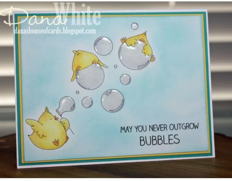 Bubble Chicks stamping bella Rubber stamps 1