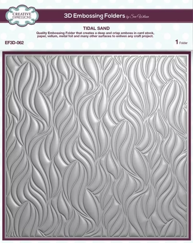 Tidal Sand 3D Embossing Folder from Creative Expressions