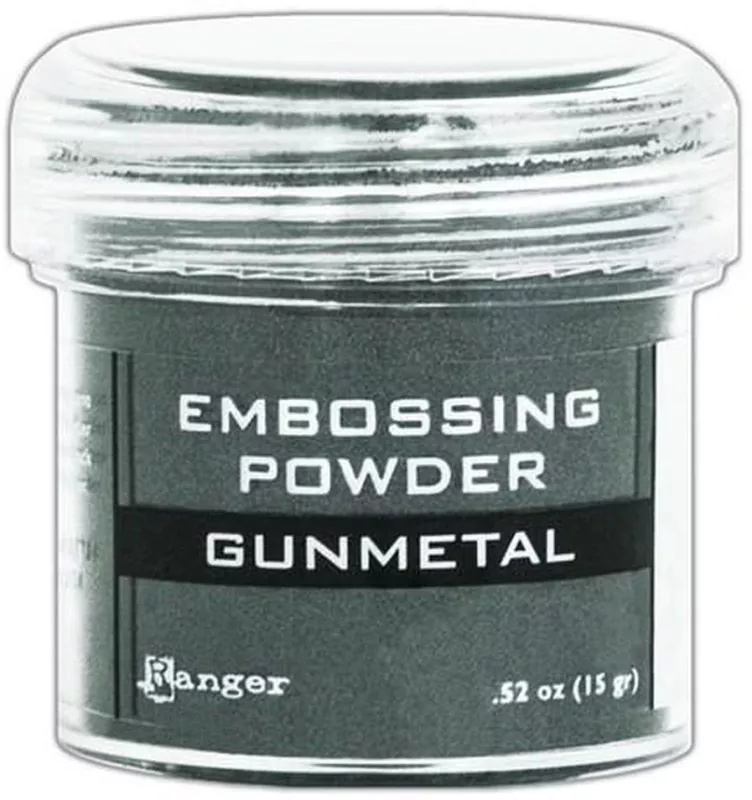 Gunmetal Metallic Embossing Powder Ranger