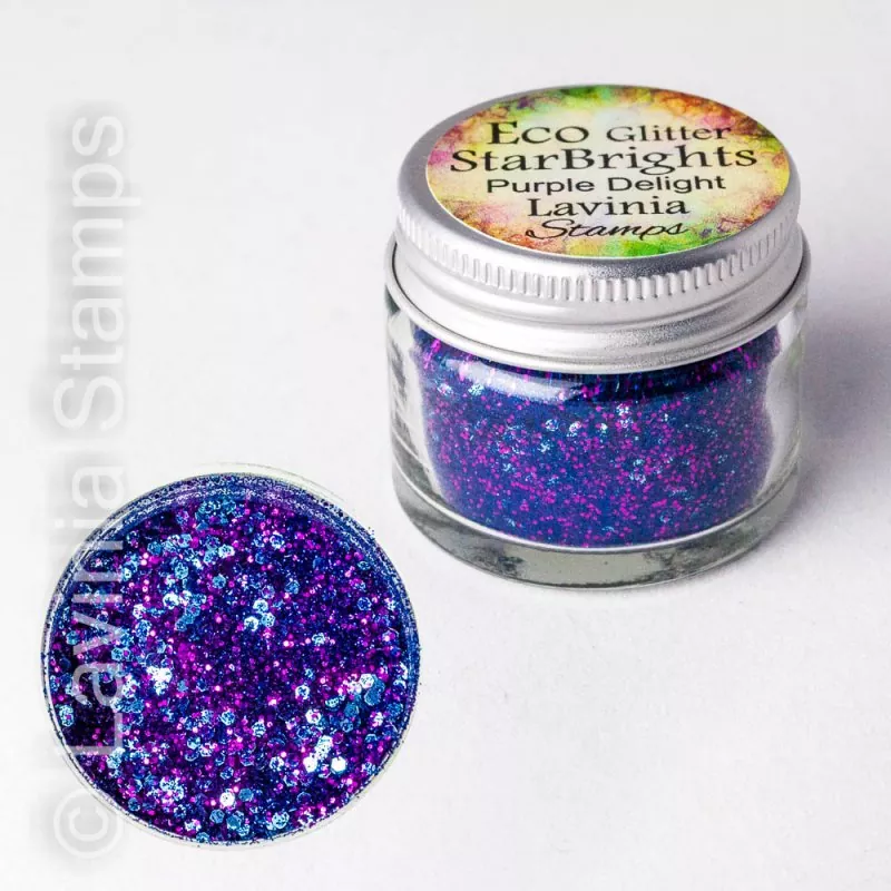 Purple Delight Eco Glitter Star Brights Lavinia