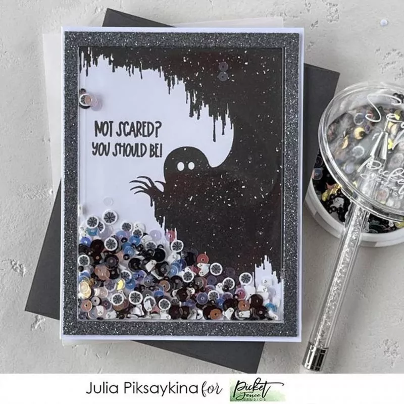 Not scared? You should be! clear stamps picket fence studios 4