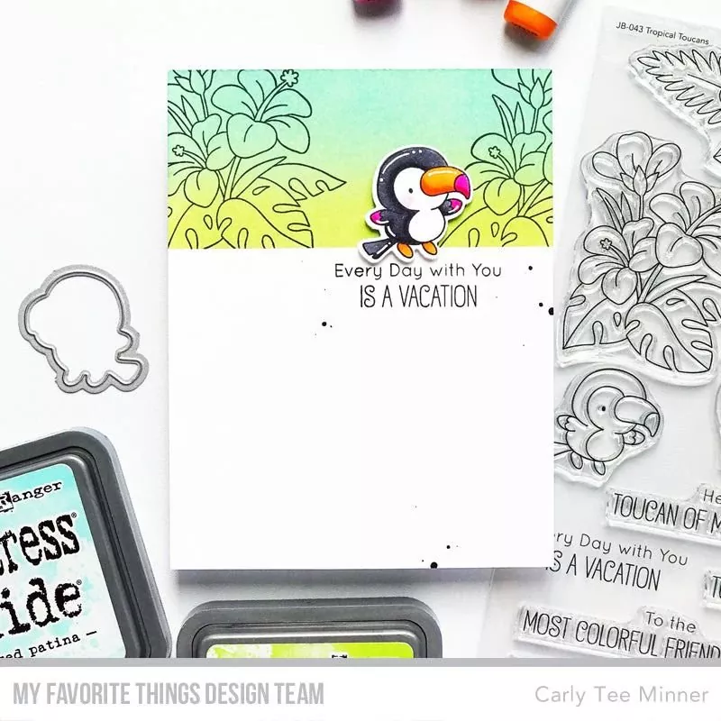 Tropical Toucans Clear Stamps My Favorite Things 1