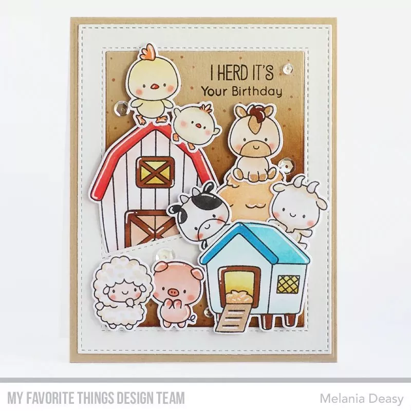 Barnyard Bunch Clear Stamps My Favorite Things 1