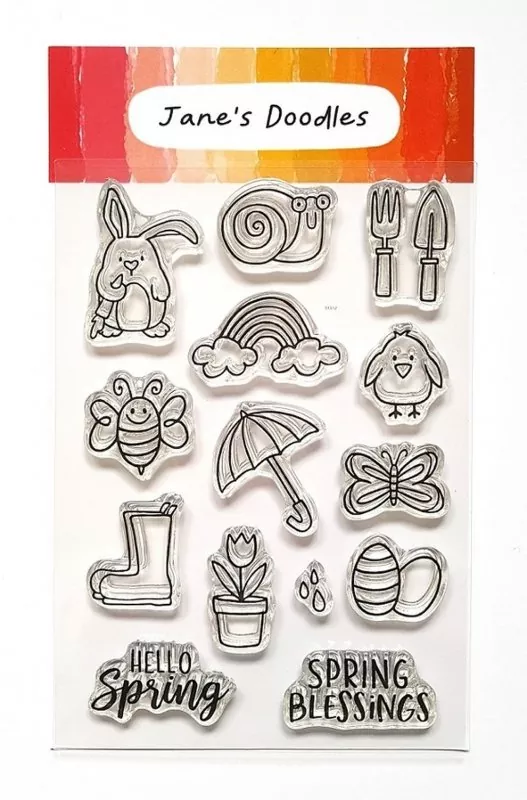 Spring Icons Clear Stamps Jane's Doodles