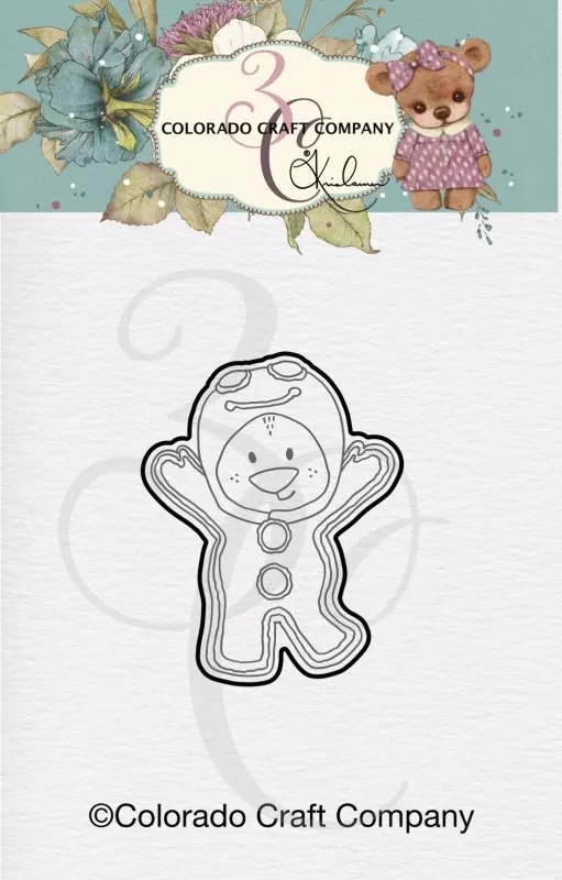 Gingerbread Cutie Mini Dies Colorado Craft Company by Kris Lauren