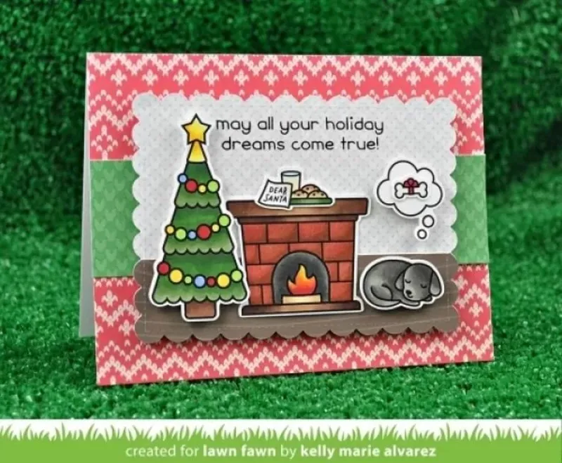 Christmas Dreams Dies Lawn Fawn Project 2
