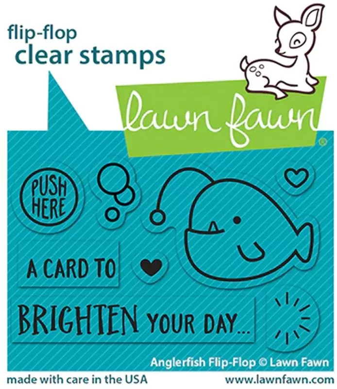 Anglerfish Flip-Flop Clear Stamps Lawn Fawn