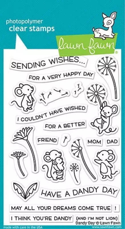 LF2217 DandyDay Clear Stamps Lawn Fawn