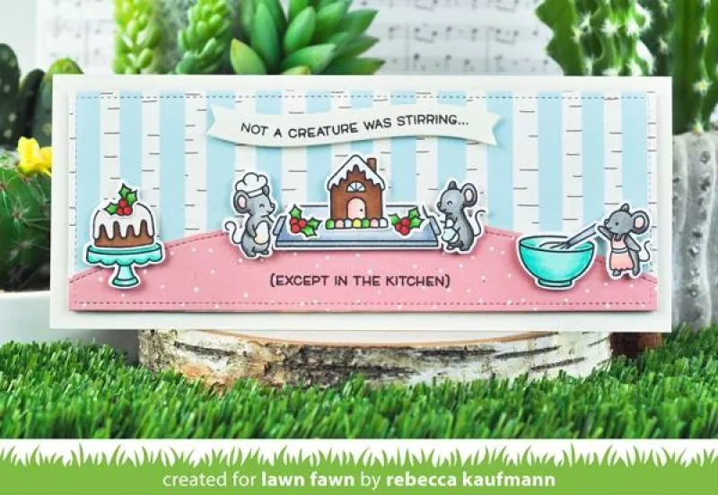 LF2415 A Creature Was Stirring Clear Stamps Lawn Fawn 1