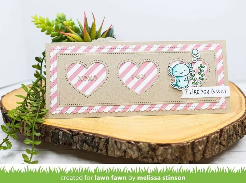 LF2464 I Like You (A Lotl) Clear Stamps Lawn Fawn 2