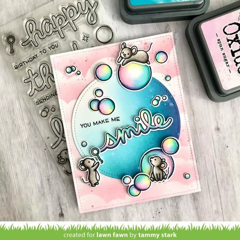 Bubbles of Joy Clear Stamps Lawn Fawn 3