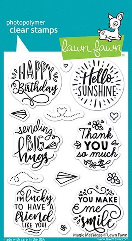 Magic Messages Clear Stamps Lawn Fawn