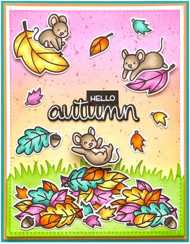 You Autumn Know Clear Stamps Lawn Fawn 2