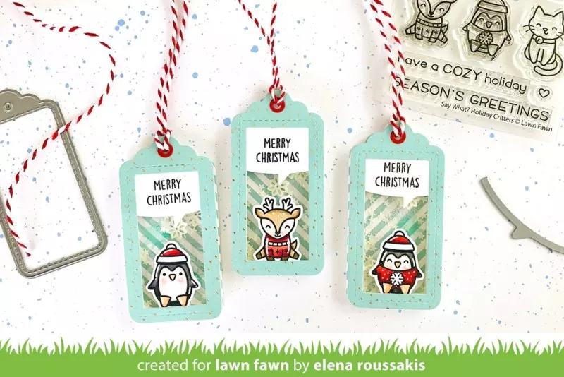 Say What? Holiday Critters Clear Stamps Lawn Fawn 2