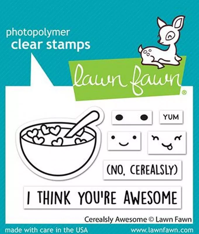 Cerealsly Awesome Clear Stamps Lawn Fawn
