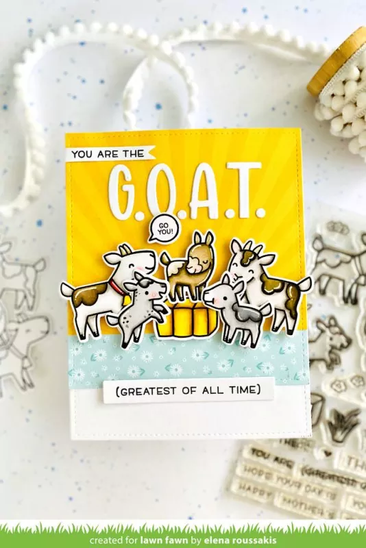 You Goat This Clear Stamps Lawn Fawn 1