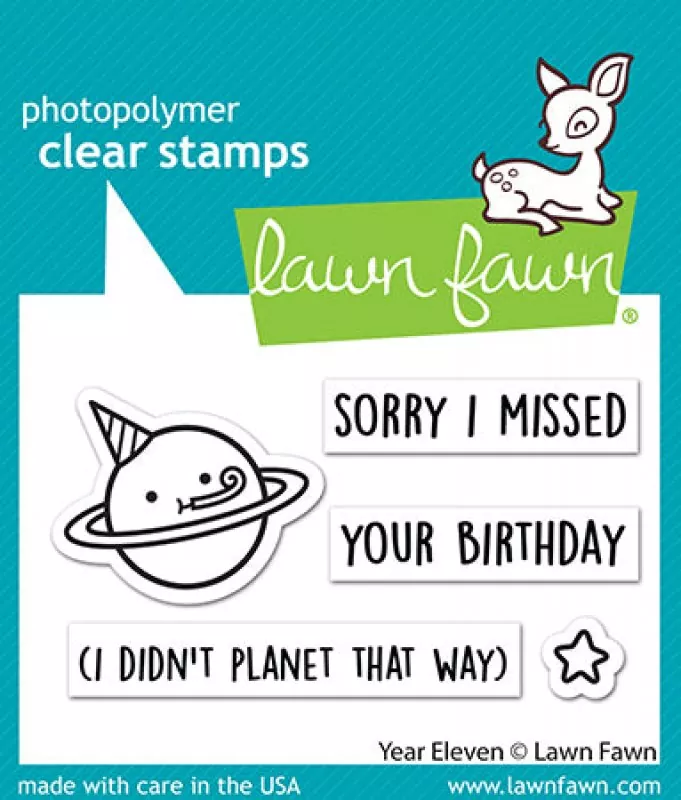 LF2786 YearEleven Clear Stamps Stempel Lawn Fawn