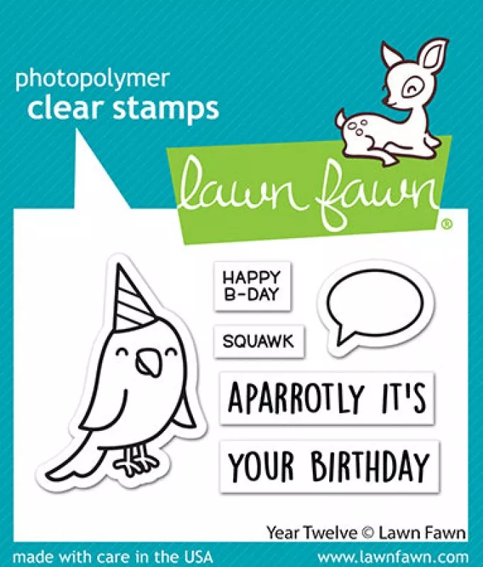 LF2788 YearTwelve Clear Stamps Stempel Lawn Fawn