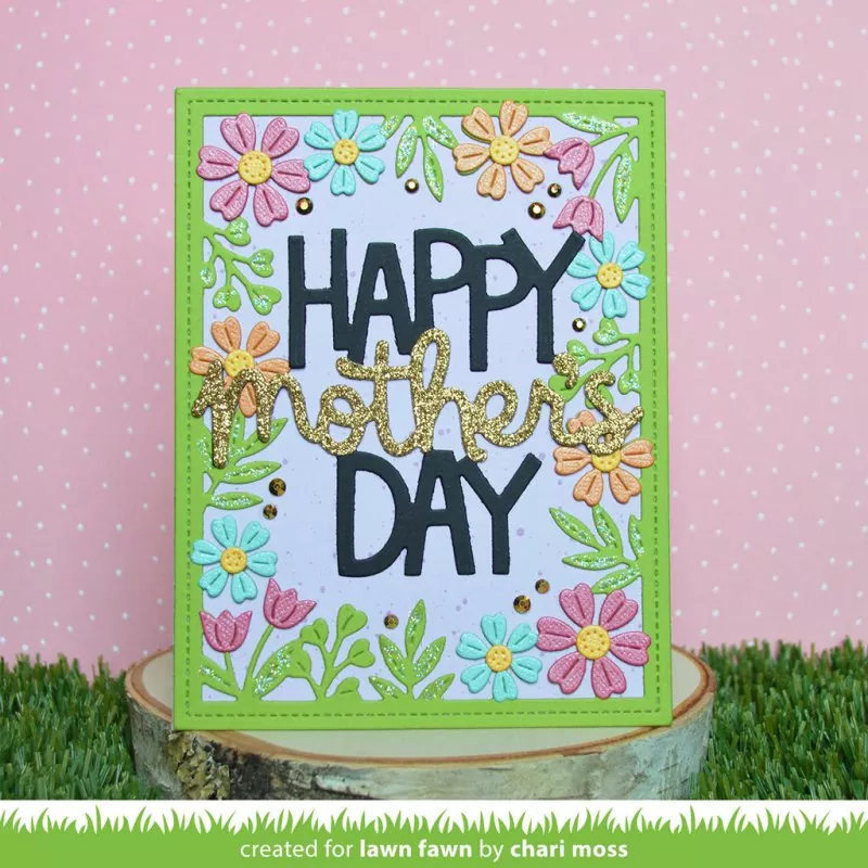 Giant Happy Mother's Day Dies Lawn Fawn 1