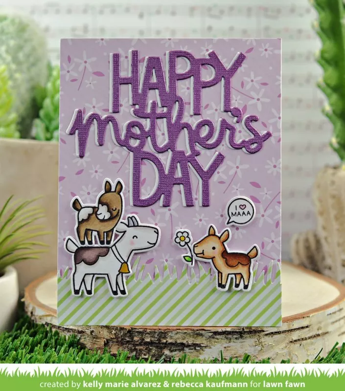 Giant Happy Mother's Day Dies Lawn Fawn 2