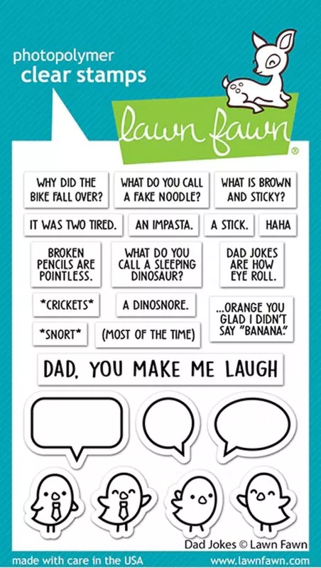 Dad Jokes Clear Stamps Lawn Fawn