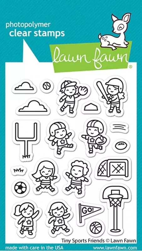 Tiny Sports Friends Clear Stamps Lawn Fawn