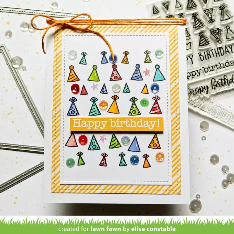 All The Party Hats Clear Stamps Lawn Fawn 2