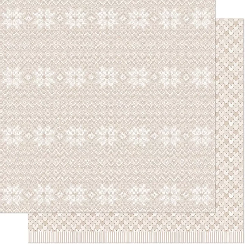 Knit Picky Winter Baby Blanket lawn fawn scrapbooking paper