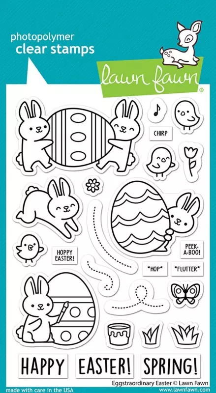 Eggstraordinary Easter Clear Stamps Lawn Fawn
