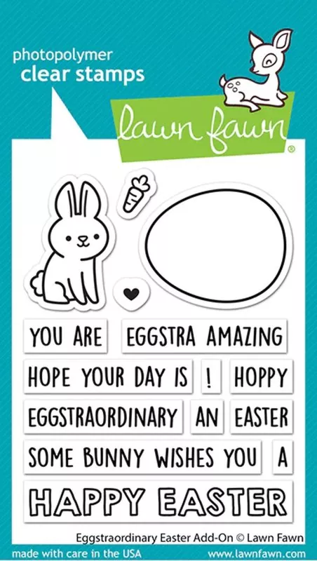 Eggstraordinary Easter Add-On Clear Stamps Lawn Fawn