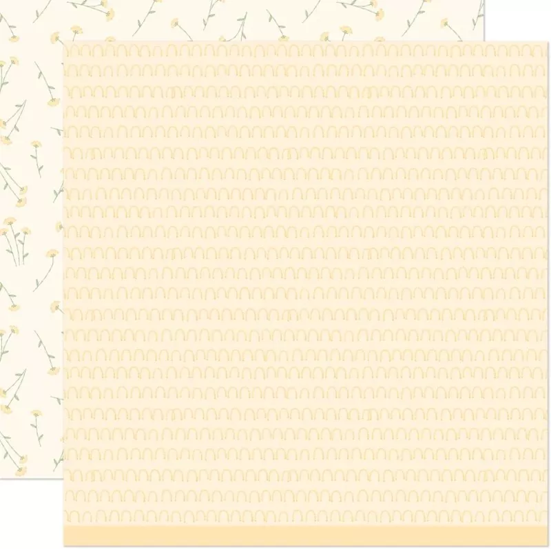 What's Sewing On? Lazy Daisy Stitch lawn fawn scrapbooking paper 1