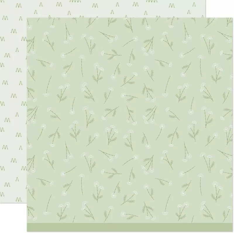 What's Sewing On? Stem Stitch lawn fawn scrapbooking paper 1