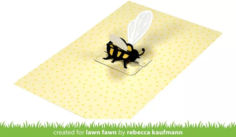 Pop-Up Bee Dies Lawn Fawn 2