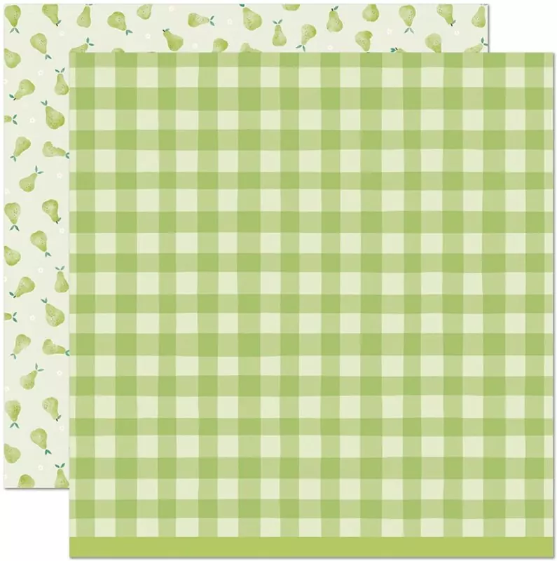 Fruit Salad Perfect Pear lawn fawn scrapbooking paper 1