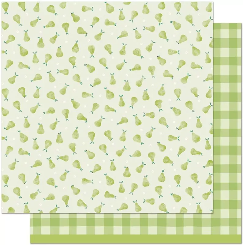 Fruit Salad Perfect Pear lawn fawn scrapbooking paper