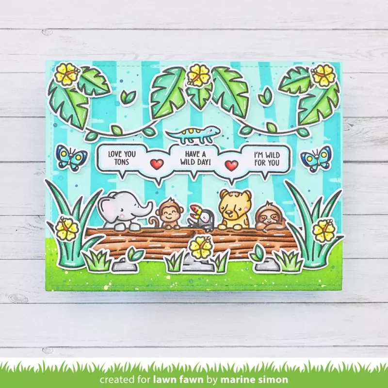 Simply Celebrate More Critters Add-On Clear Stamps Lawn Fawn 2