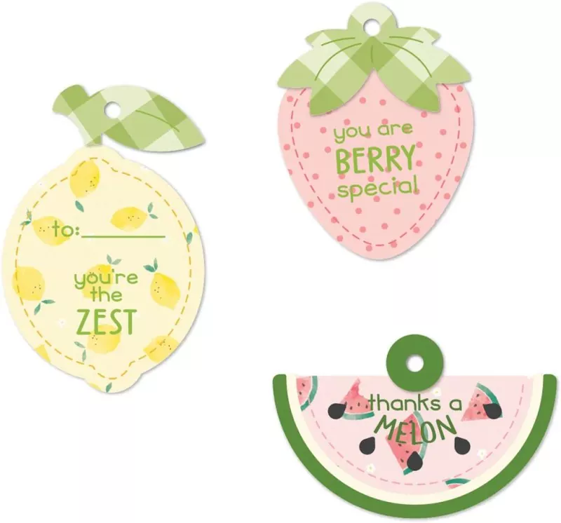 Tiny Tag Sayings: Fruit Clear Stamps Lawn Fawn 2
